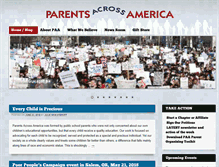 Tablet Screenshot of parentsacrossamerica.org